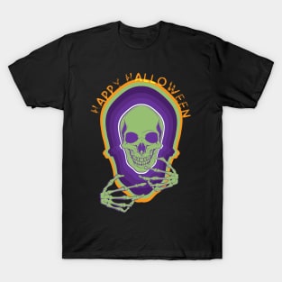 Happy Skull  Halloween T-Shirt